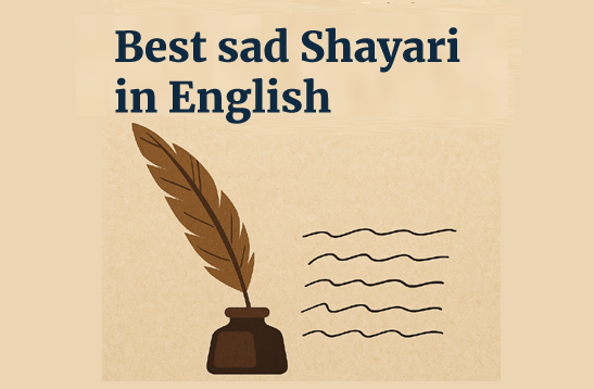 Best sad Shayari in English