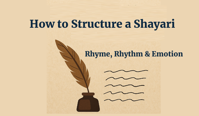 How to Structure a Shayari: Rhyme, Rhythm & Emotion